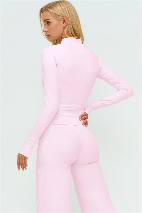 The Twirl Zip Jacket New Straight Leg Pants 2-Piece Set