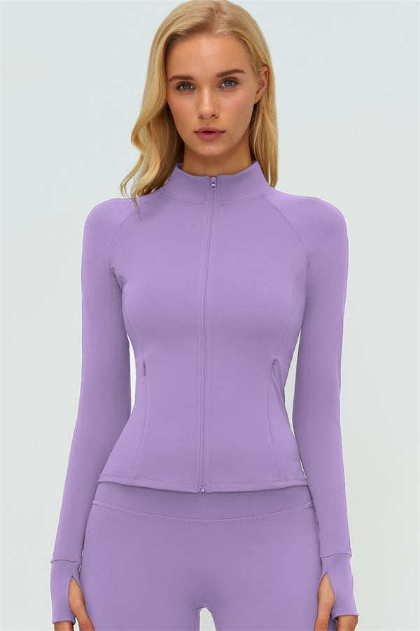 The Twirl Zip Jacket New Straight Leg Pants 2-Piece Set