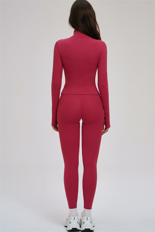 The Kinetic Zip Jacket Sports Bra Leggings 3-Piece Set