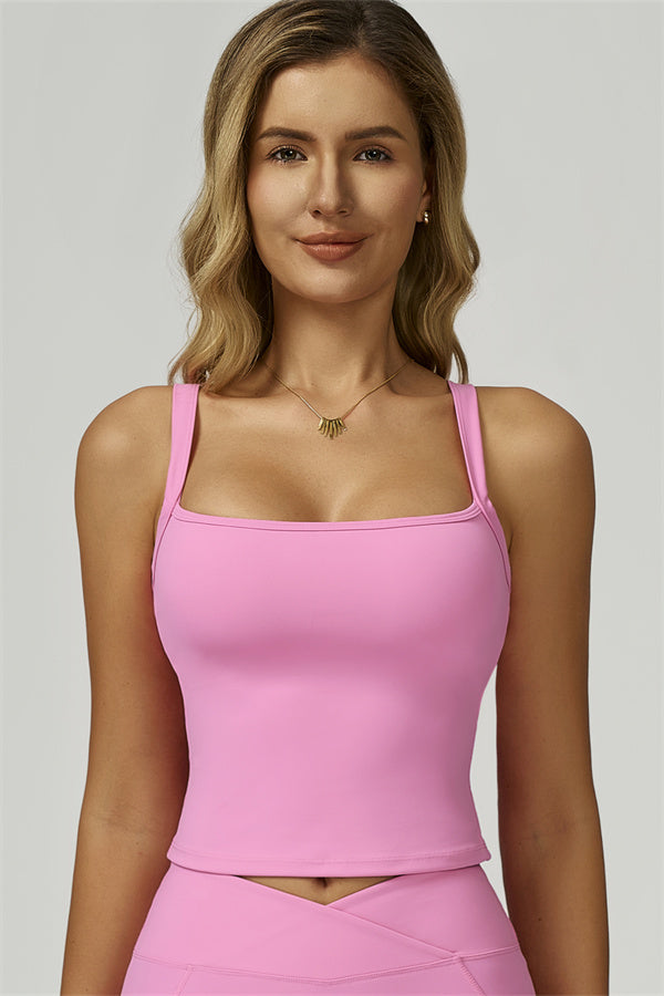 The Flourish Crop Tank Flared Leggings 2-Piece Set