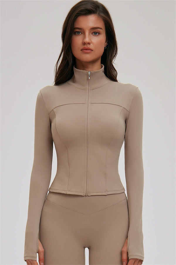 The Kinetic Zip Jacket Sports Bra Leggings 3-Piece Set