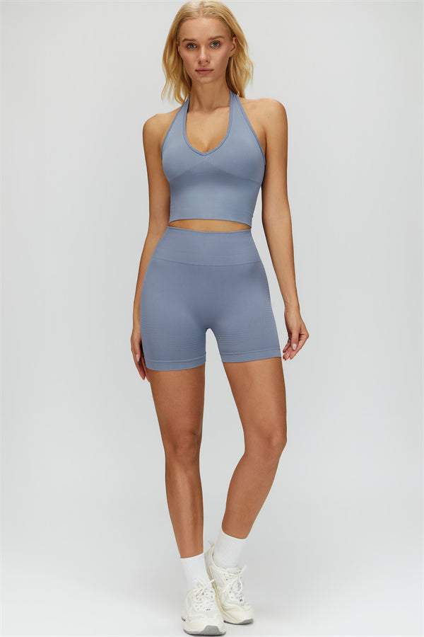 The Delight Jacket Sports Bra Shorts 3-Piece Set