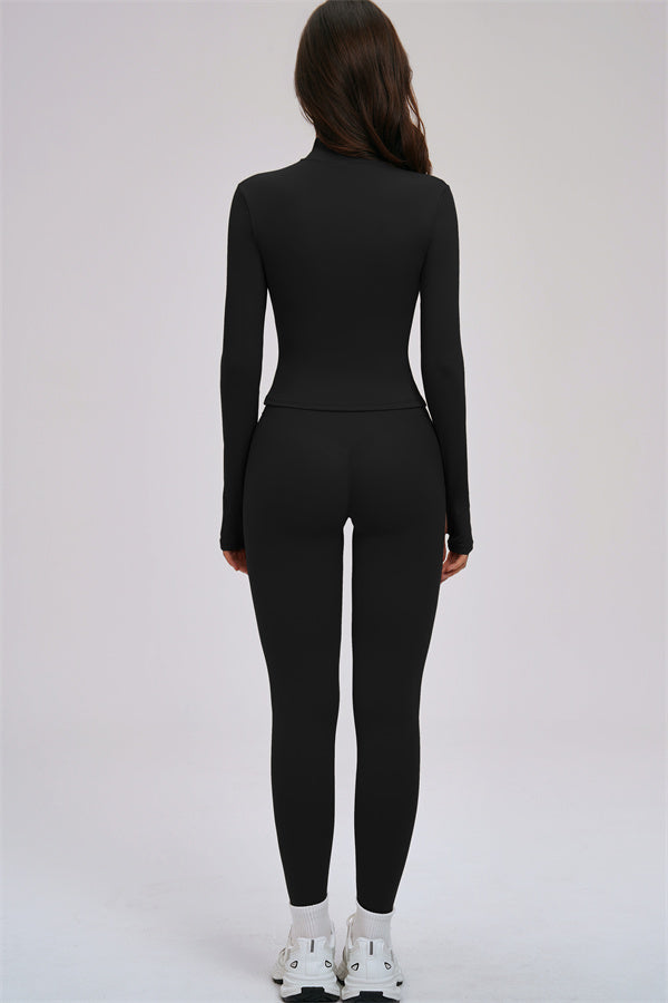 The Kinetic Zip Jacket Sports Bra Leggings 3-Piece Set