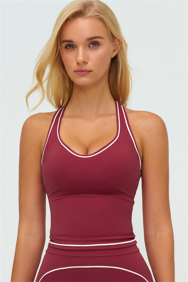The Amara Crop Top Flared Leggings 2-Piece Set