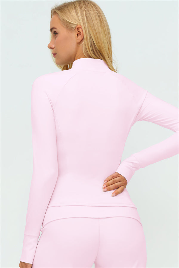 The Twirl Zip Jacket New Straight Leg Pants 2-Piece Set
