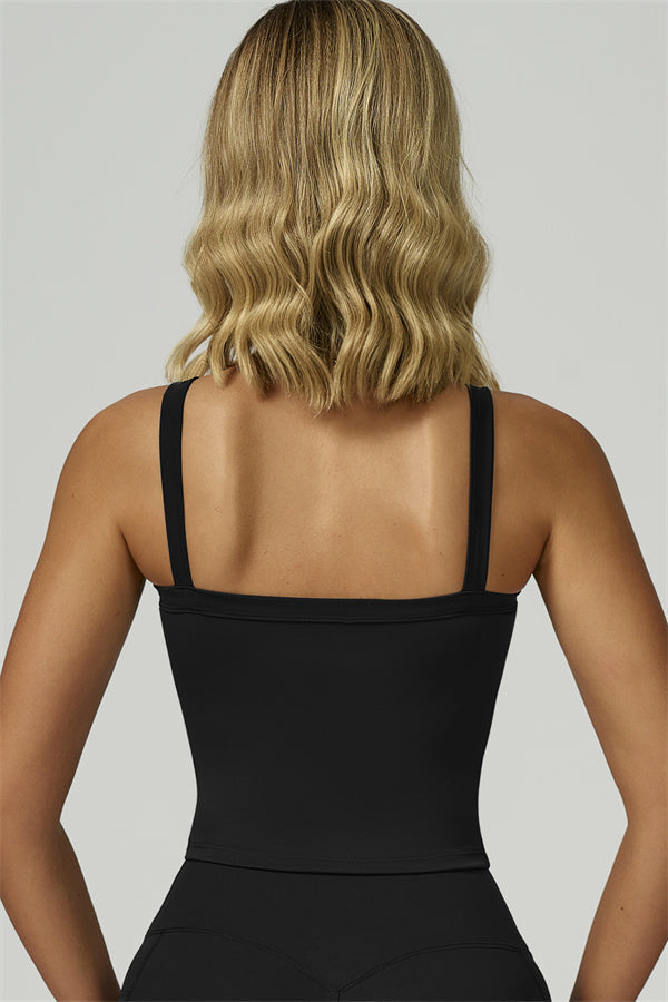 The Flourish Crop Tank Flared Leggings 2-Piece Set